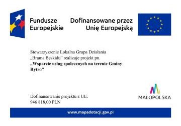 Projekt pn. „Wsparcie usług społecznych na terenie Gminy Rytro”